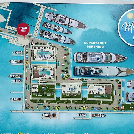 Deluxe Marina View Seafront Apartment *